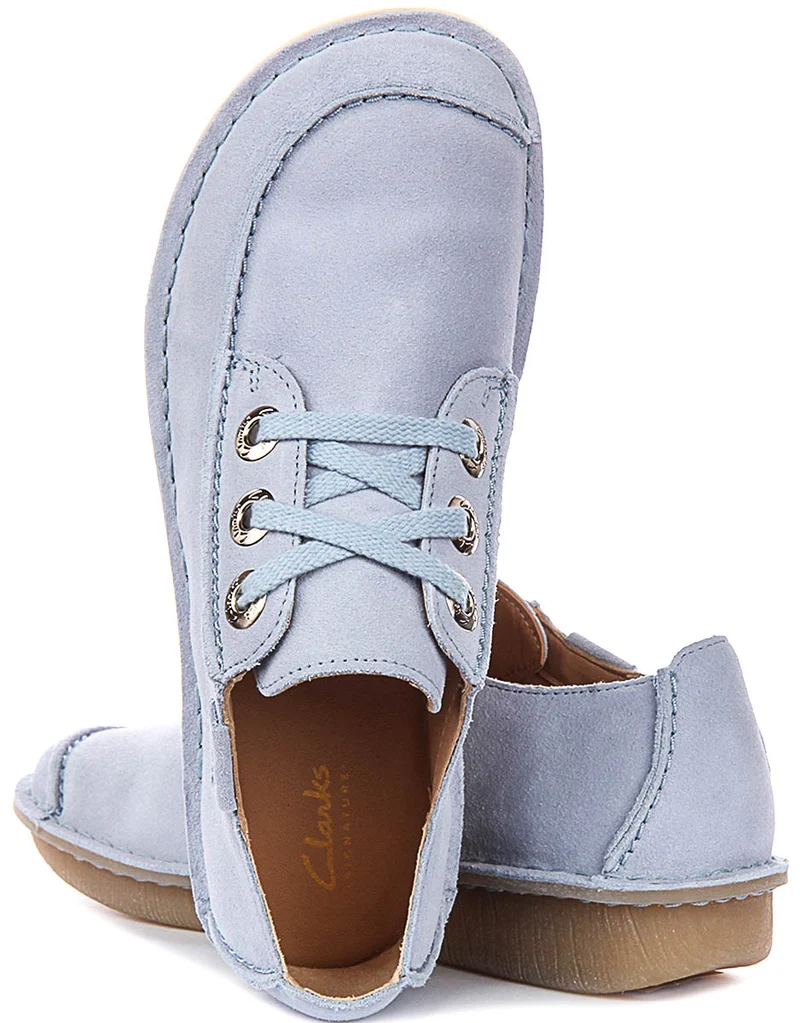 Clarks Funny Dream In Light Blue For Women