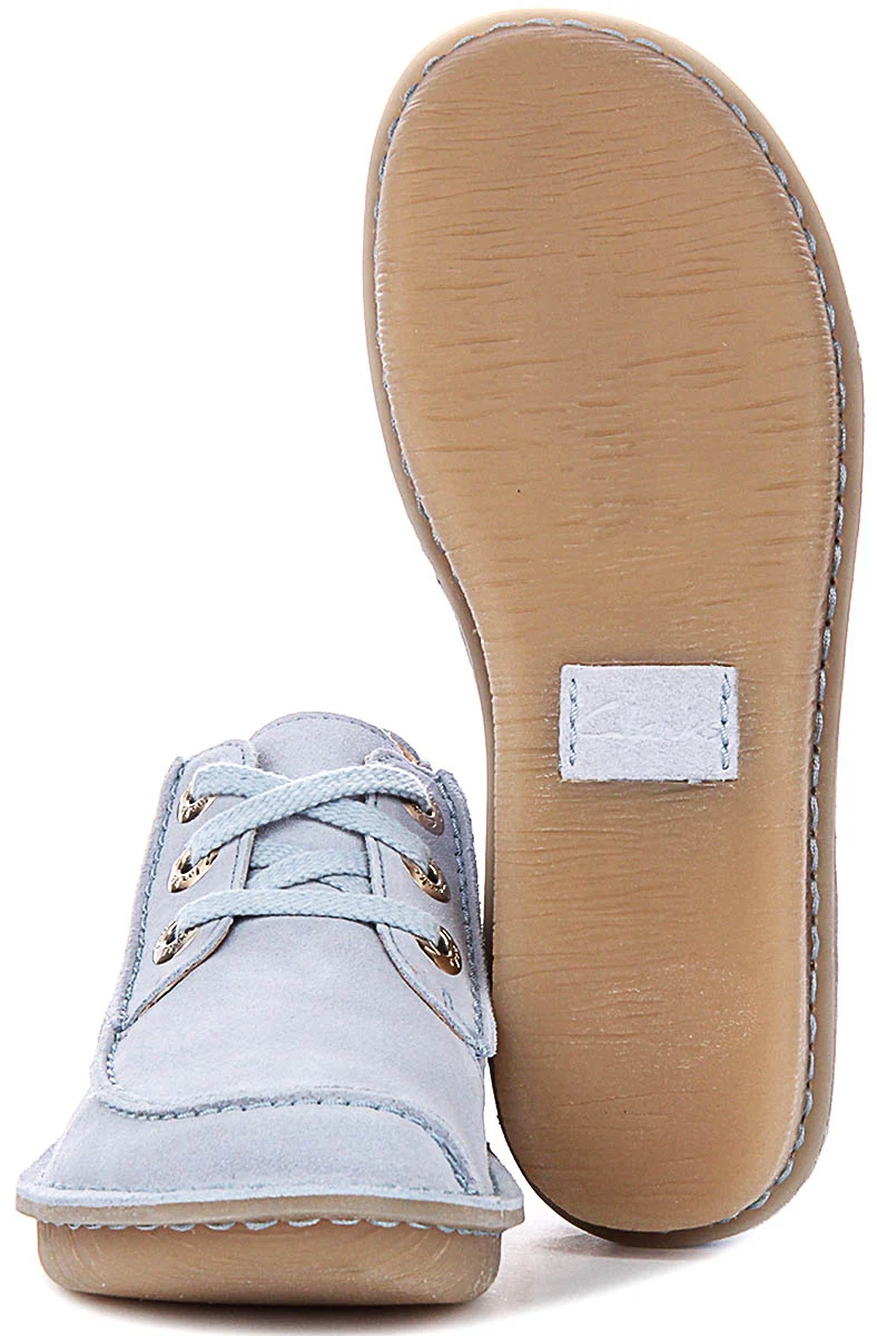Clarks Funny Dream In Light Blue For Women
