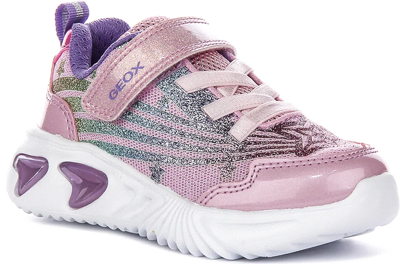 Geox J Assister G B In Pink Multi For Kid
