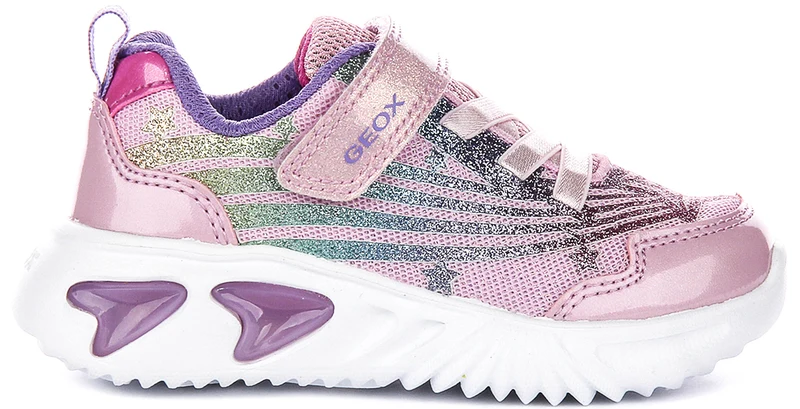 Geox J Assister G B In Pink Multi For Kid