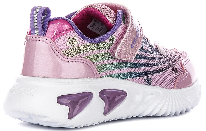 Geox J Assister G B In Pink Multi For Kid