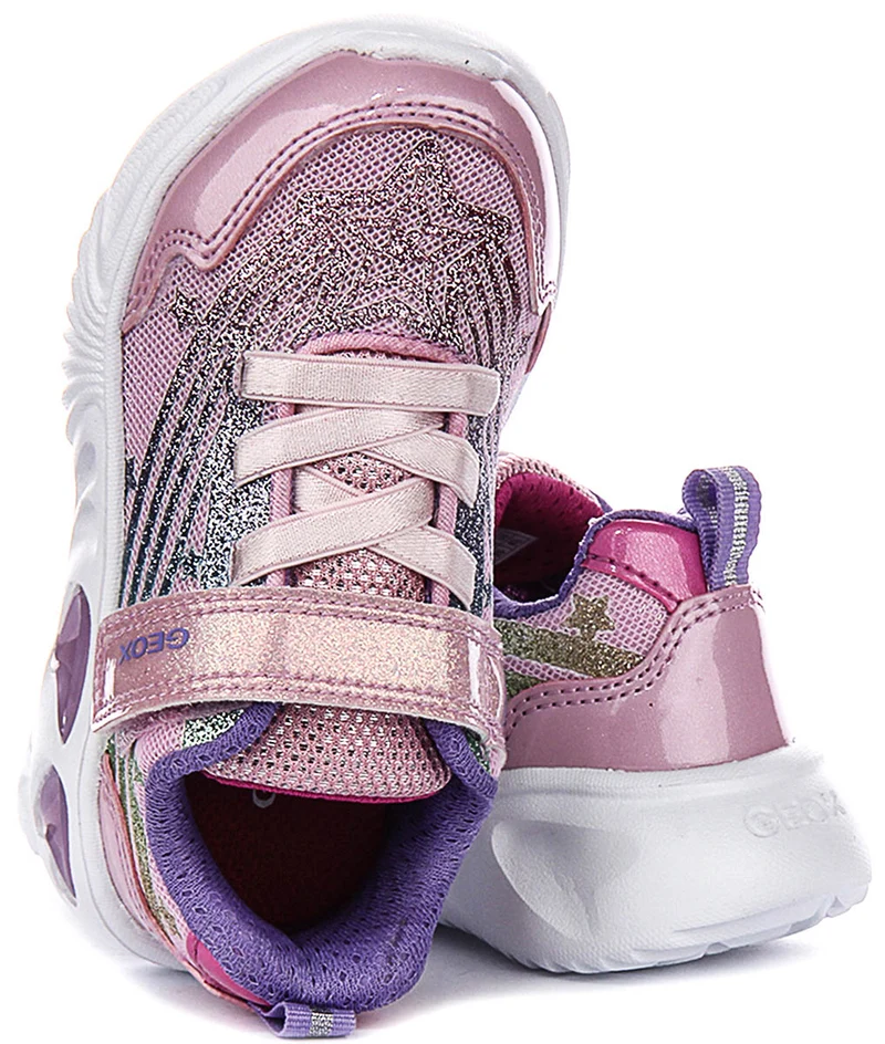 Geox J Assister G B In Pink Multi For Kid