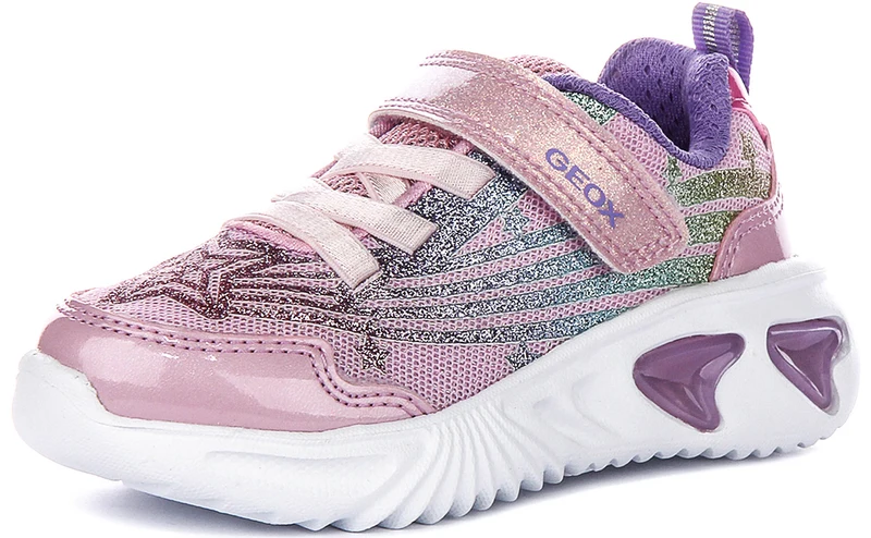 Geox J Assister G B In Pink Multi For Kid