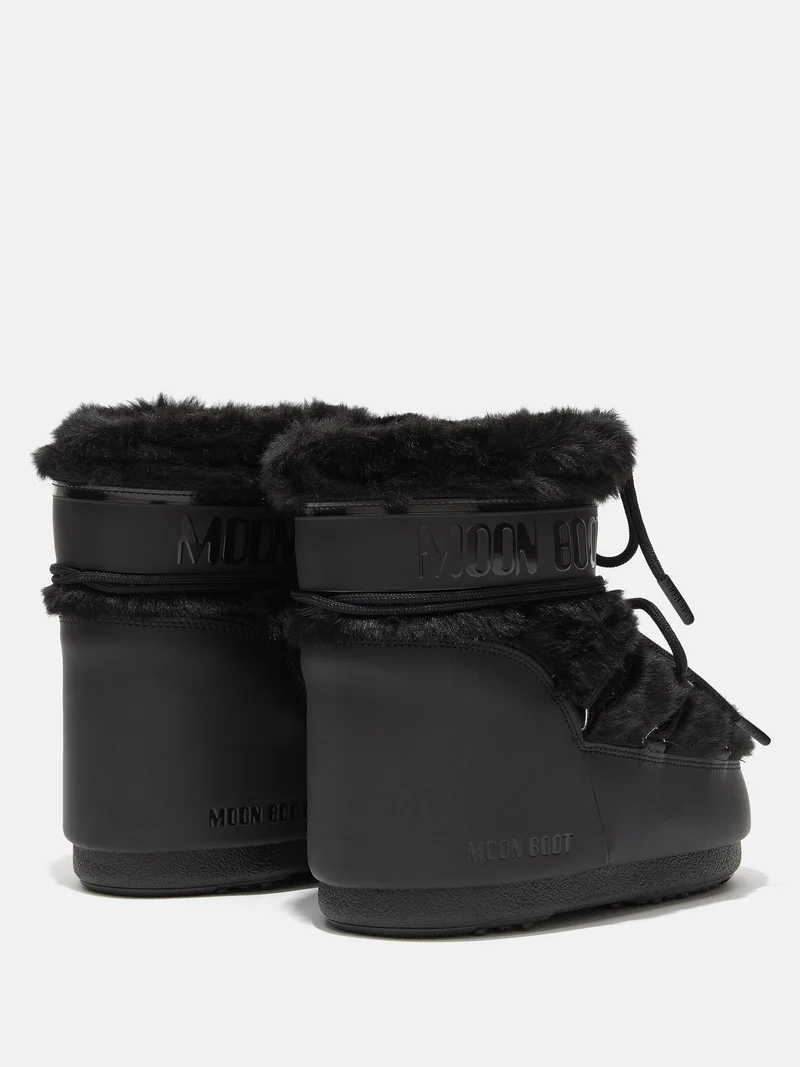 Moon Boot - Icon Low Faux Fur 80D1409390 - N001 Black