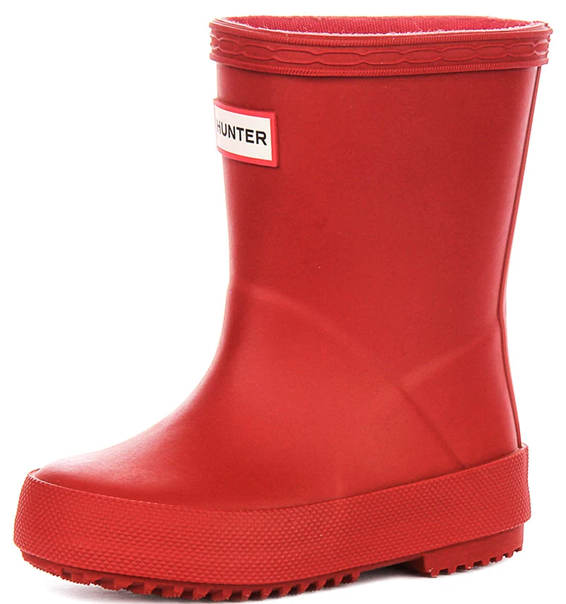 Hunter Kids First Boot In Red For Kid