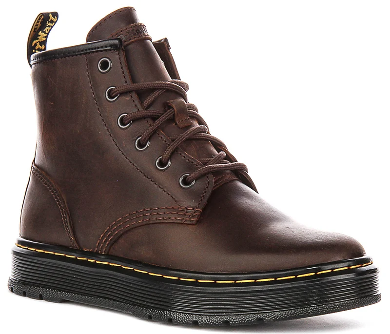 Dr Martens Brookline Chuka In Dark Brown