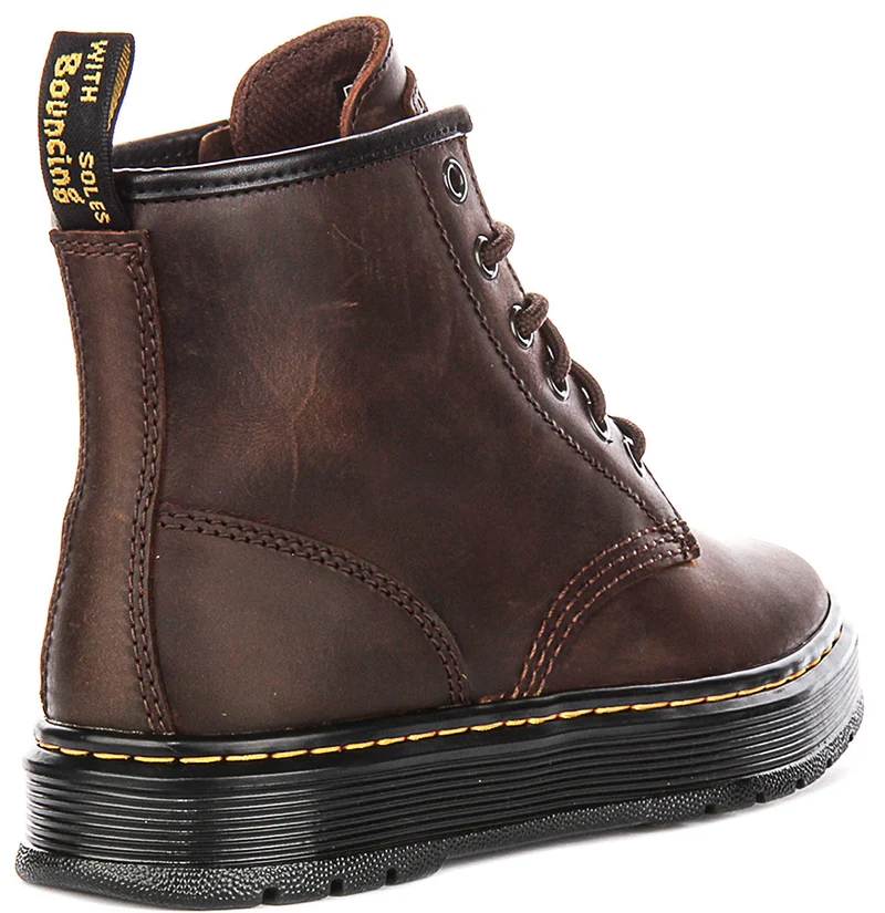 Dr Martens Brookline Chuka In Dark Brown