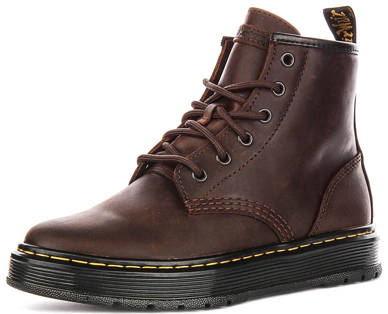 Dr Martens Brookline Chuka In Dark Brown