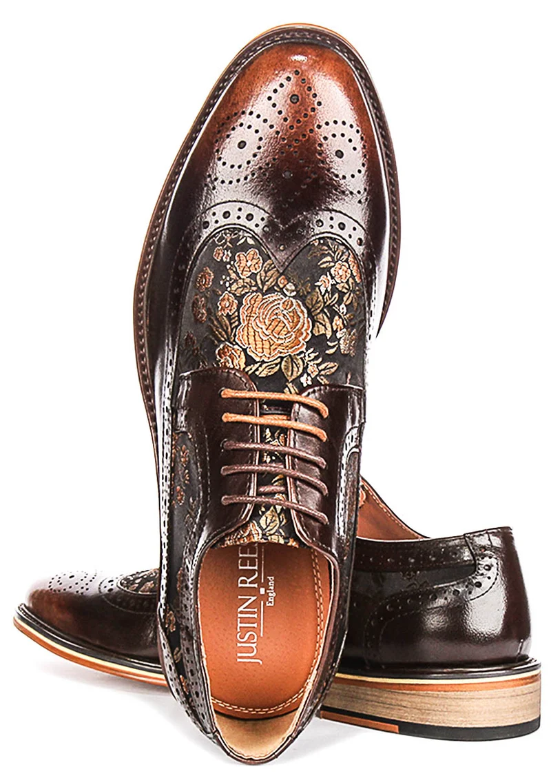 Justinreess England Ross In Dark Brown For Men