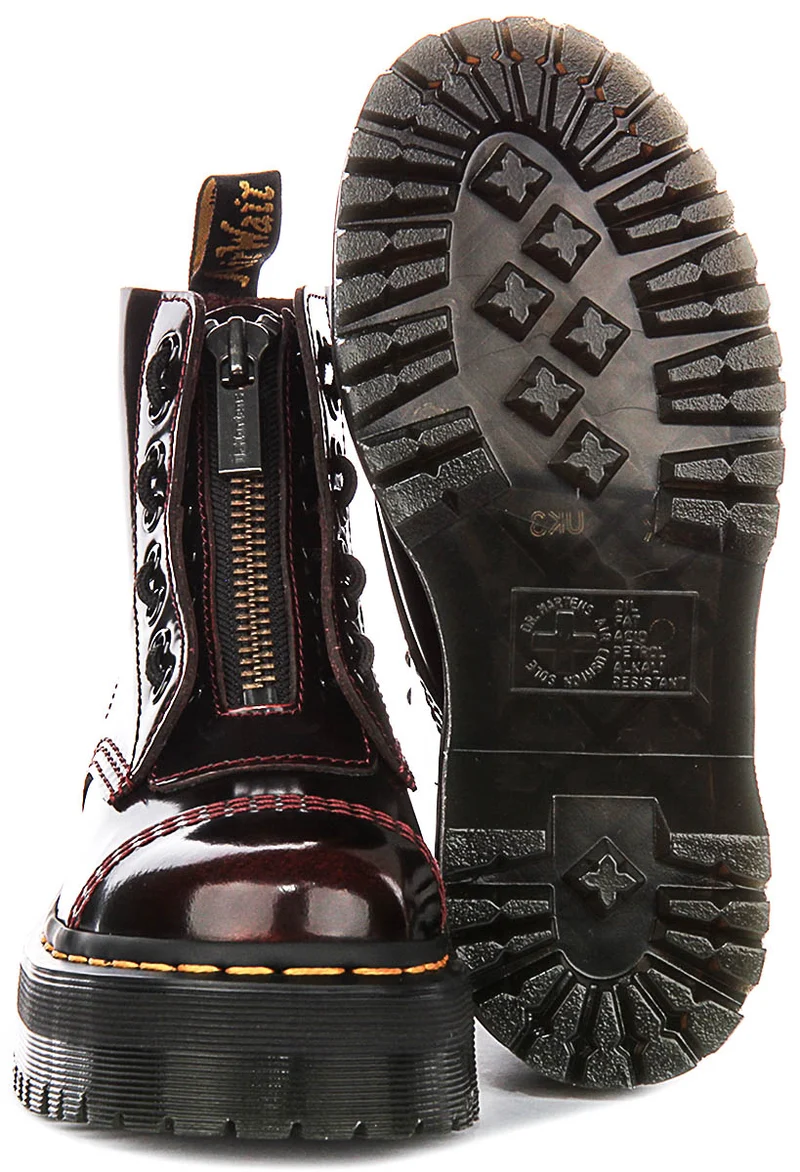 Dr Martens Sinclair In Cherry For Women
