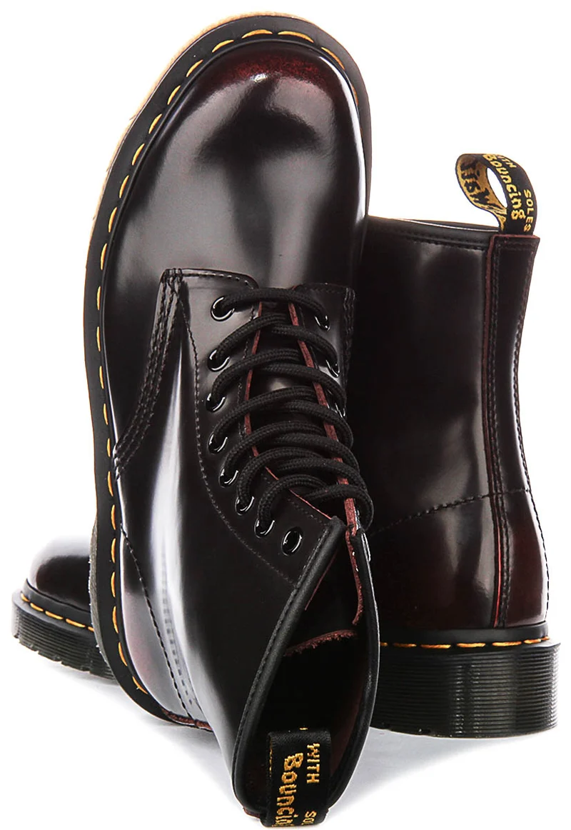Dr Martens 1460 In Cherry Burnished Toe