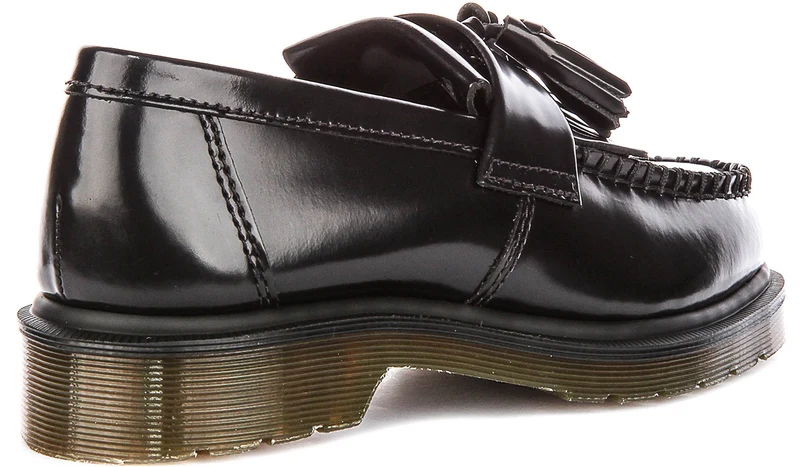 Dr Martens Adrian Tassel Loafers In Black