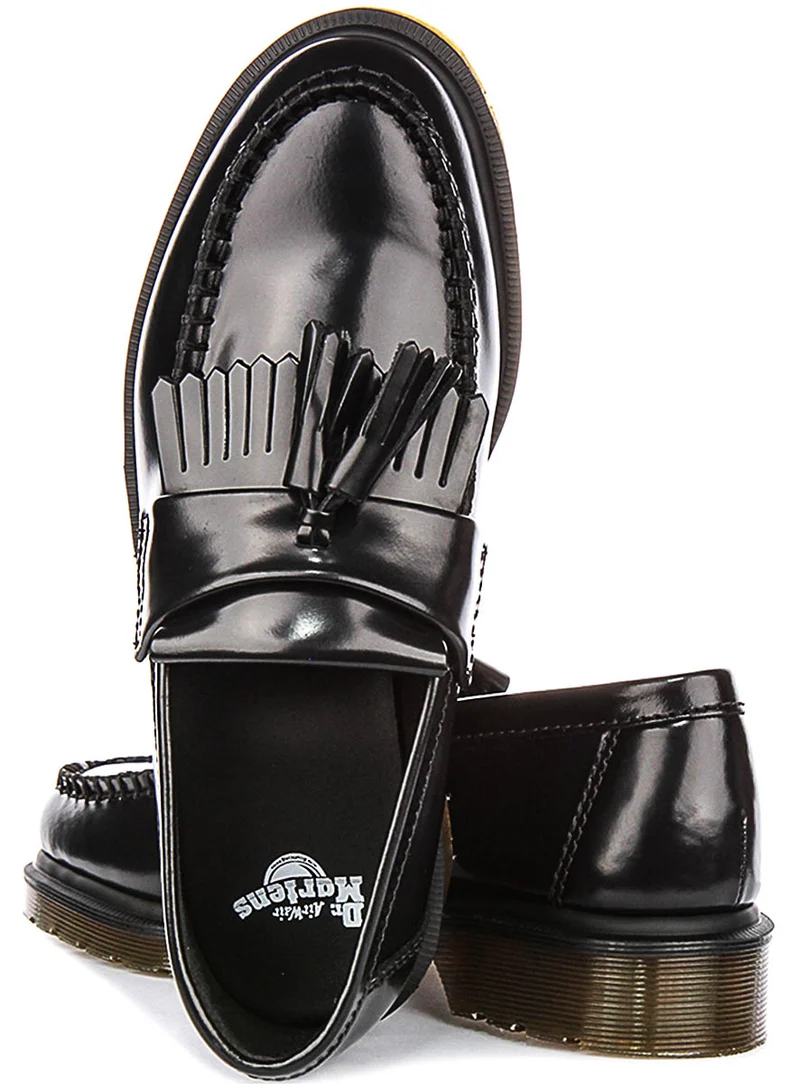 Dr Martens Adrian Tassel Loafers In Black