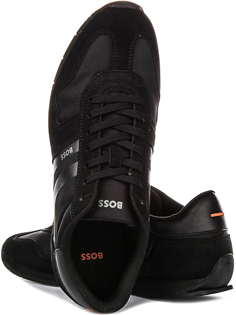 Boss Levon Runner In All Black For Men