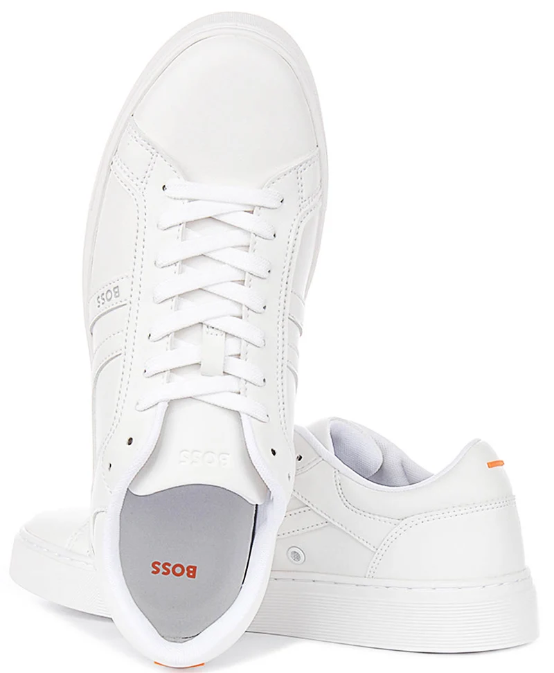 Boss Rhys Tennis In All White For Men