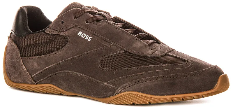 Boss Jaylen Low Profile In Dark Brown For Men
