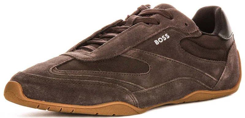Boss Jaylen Low Profile In Dark Brown For Men