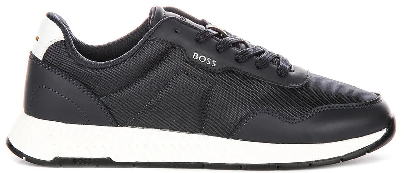 Boss Titanium Runner In Dark Blue For Men