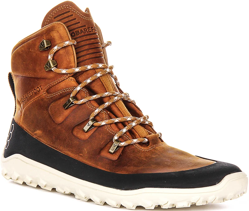 Vivobarefoot Tracker Leather In Khakibrown For Men