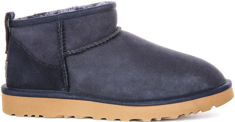 UGG W Classic Ultra Mini In Indigo For Women