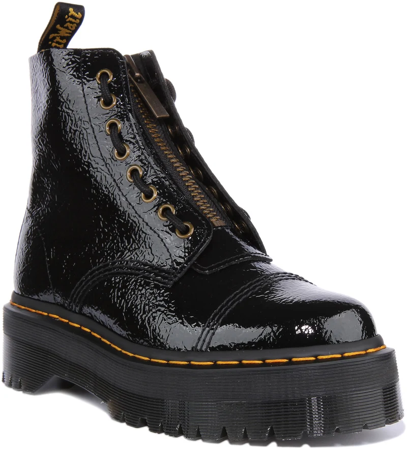 Dr Martens Sinclair In Black Patent