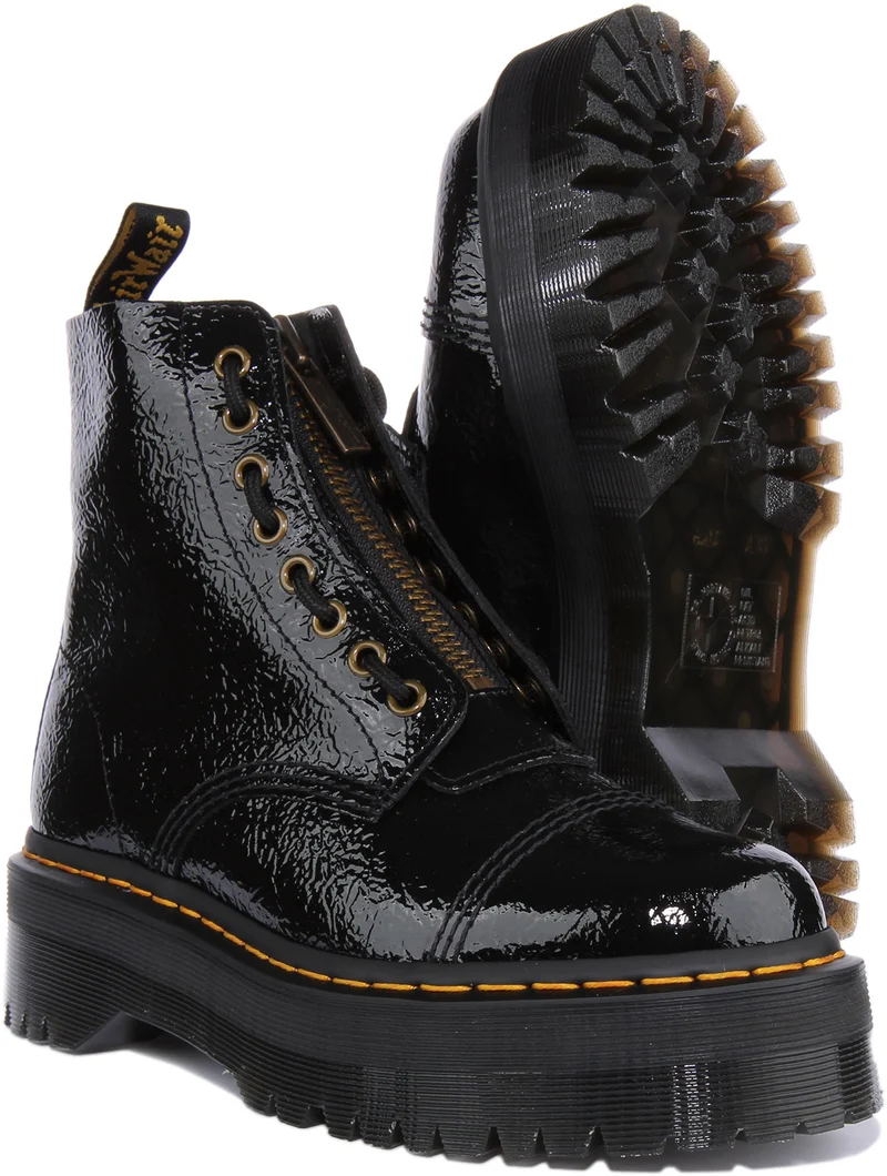 Dr Martens Sinclair In Black Patent