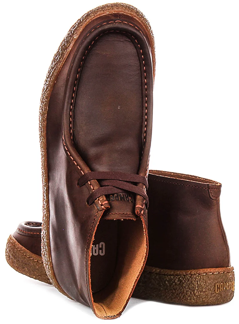Camper Peu Terreno In Brown Boots