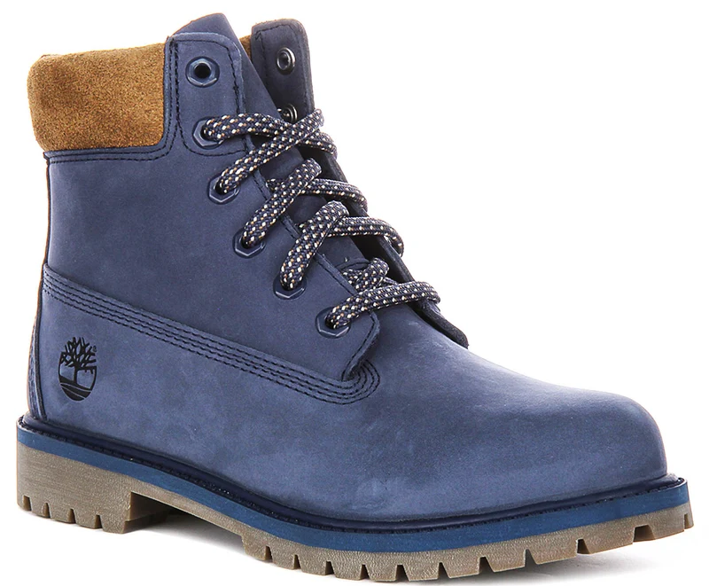 Timberland 6 Inch A6BET In Dark Blue For Junior