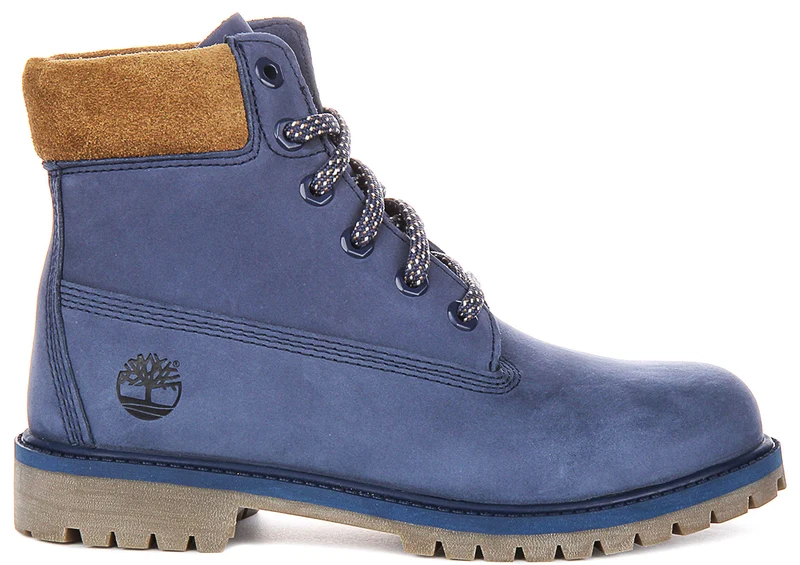 Timberland 6 Inch A6BET In Dark Blue For Junior
