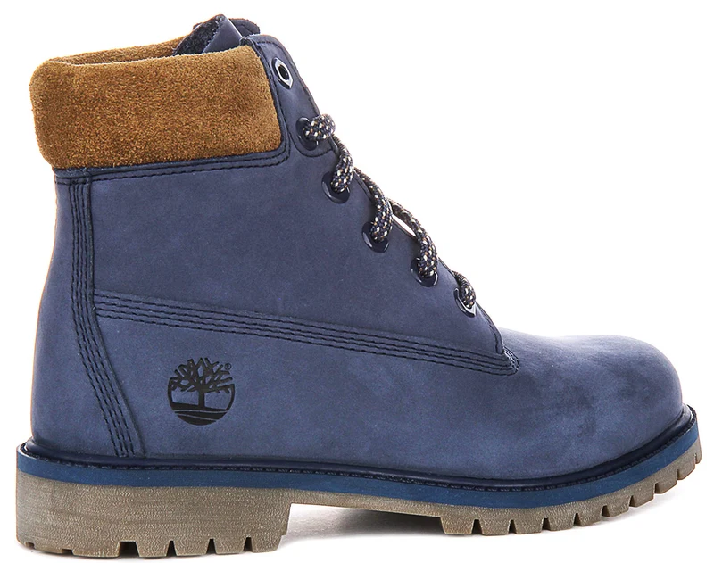 Timberland 6 Inch A6BET In Dark Blue For Junior