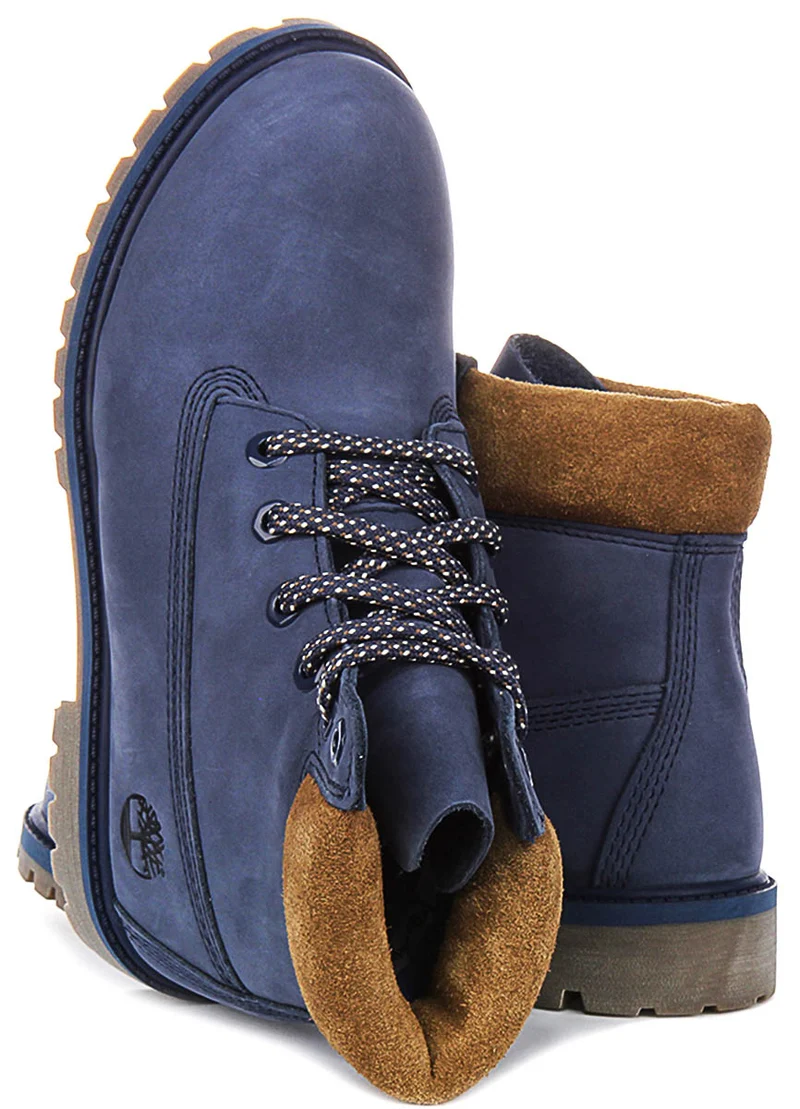 Timberland 6 Inch A6BET In Dark Blue For Junior
