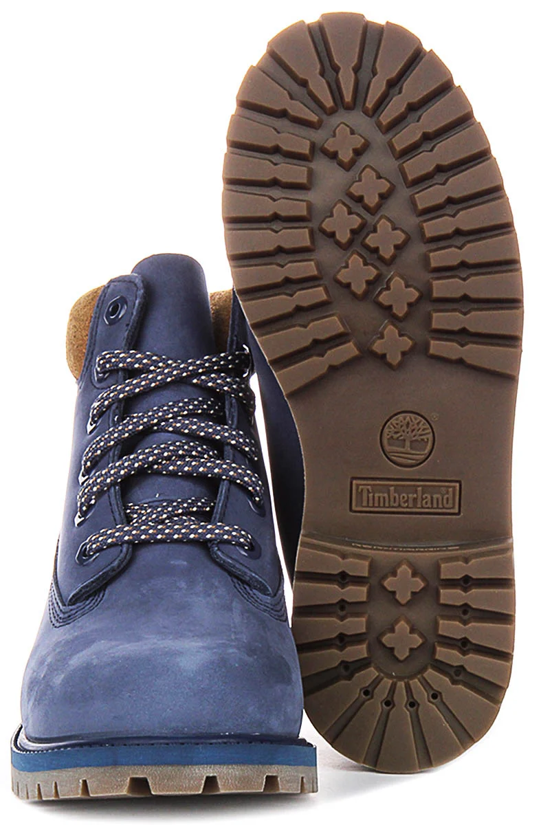 Timberland 6 Inch A6BET In Dark Blue For Junior