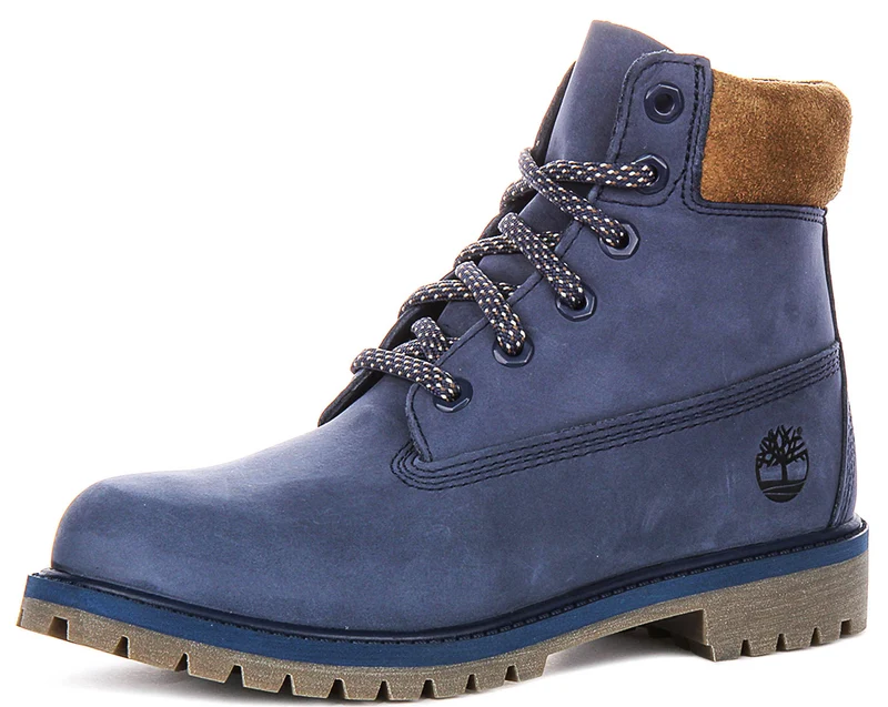 Timberland 6 Inch A6BET In Dark Blue For Junior