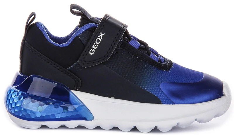 Geox J Ciberdron Light Up In Navy Blue For Infant