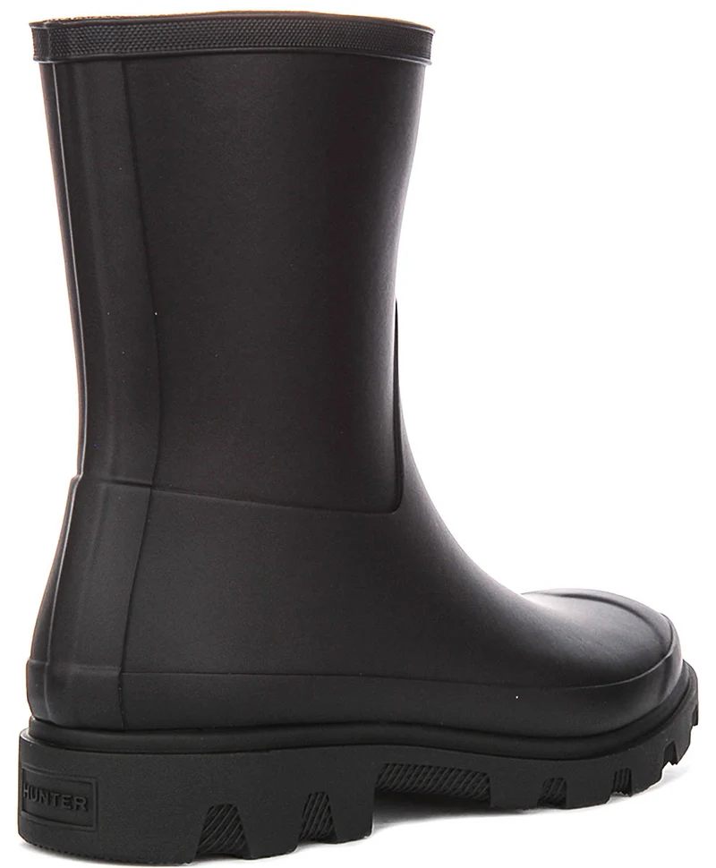 Hunter Downpour Short Boot In Black