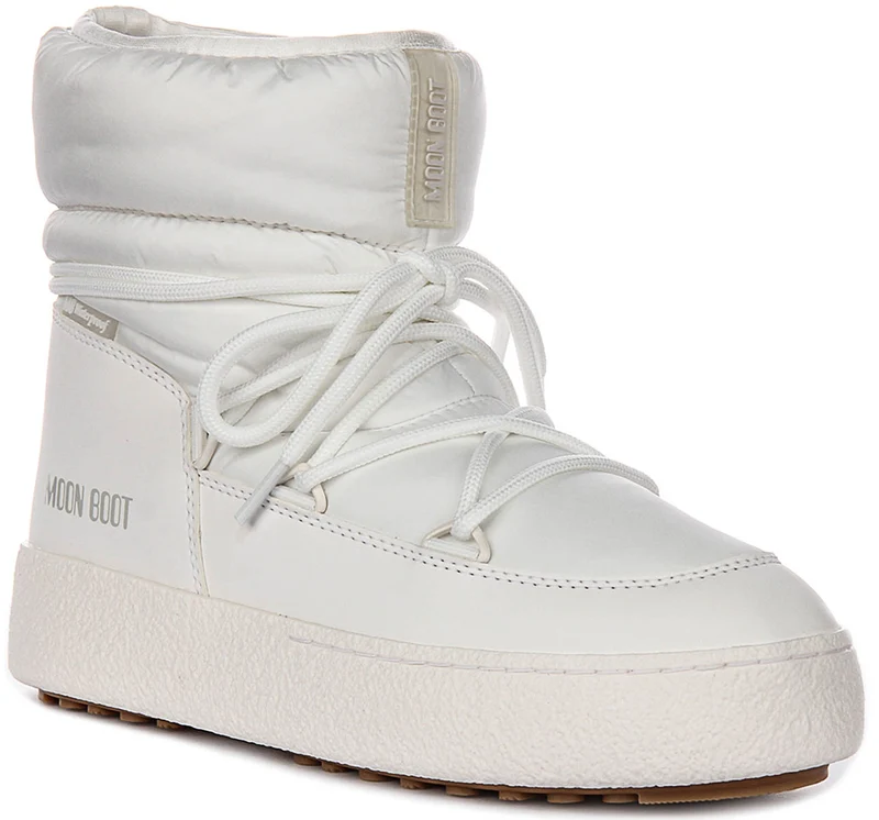 Moon Boot LTRACK Low Waterproof In White For Women