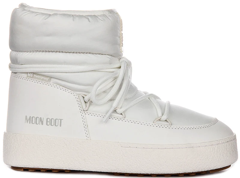 Moon Boot LTRACK Low Waterproof In White For Women