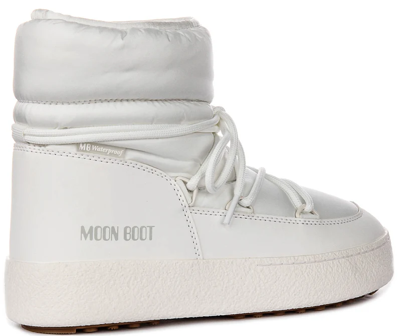 Moon Boot LTRACK Low Waterproof In White For Women