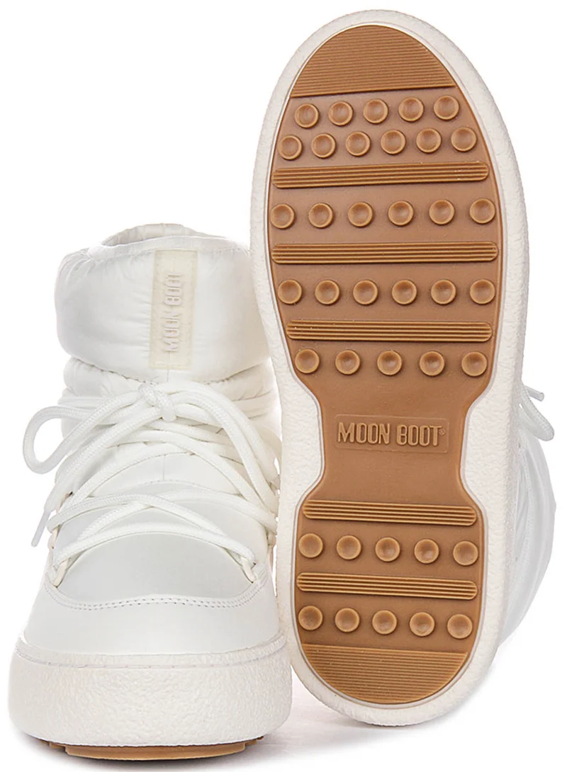 Moon Boot LTRACK Low Waterproof In White For Women