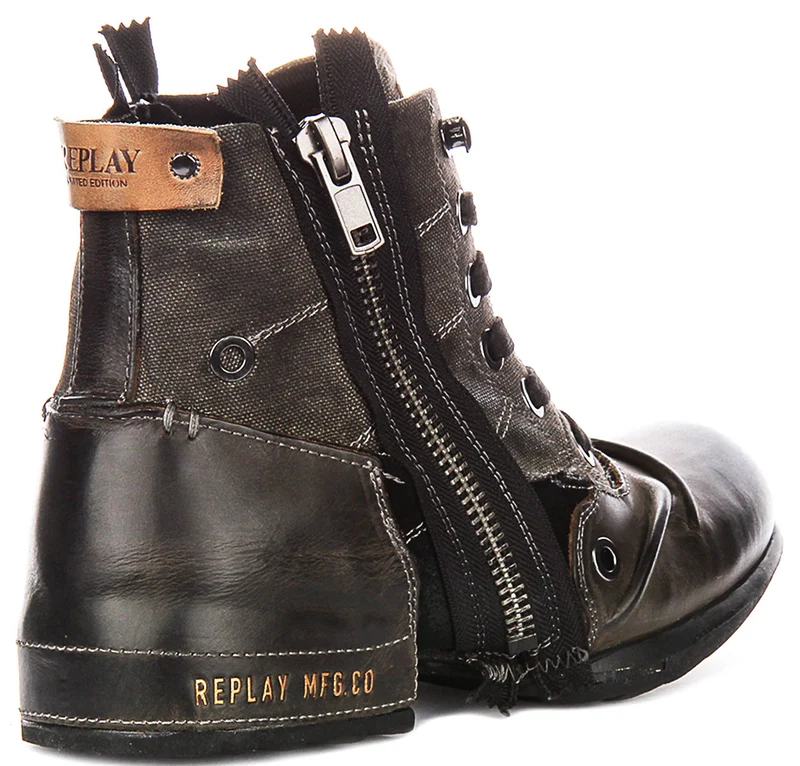Replay Grip Limited In Dark Brown For Men