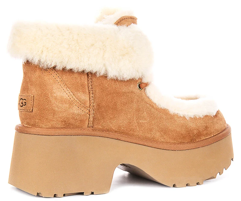 UGG Esmee Lace Up In Chestnut For Women