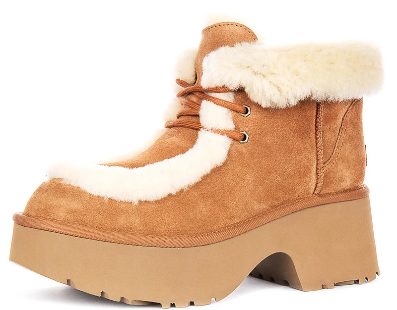 UGG Esmee Lace Up In Chestnut For Women