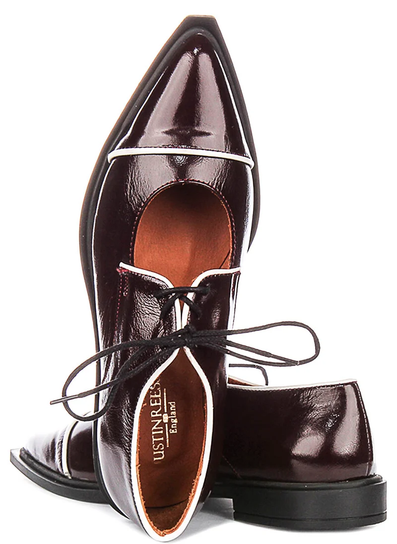 Justinreess England Jane In Burgundy For Women