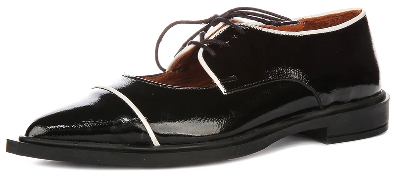 Justinreess England Jane In Black Patent For Women