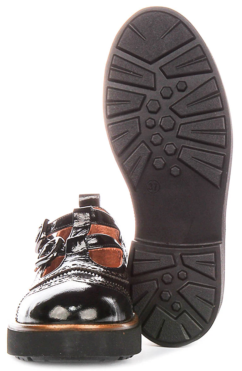 Justinreess England Ruth In Black Patent For Women