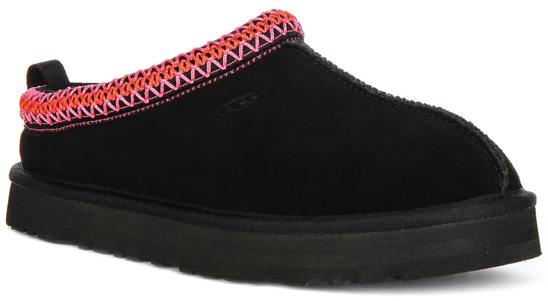 UGG K Tazz In Black Red For Junior