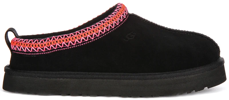 UGG K Tazz In Black Red For Junior