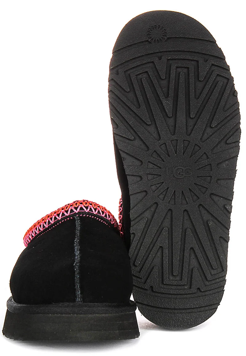 UGG K Tazz In Black Red For Junior