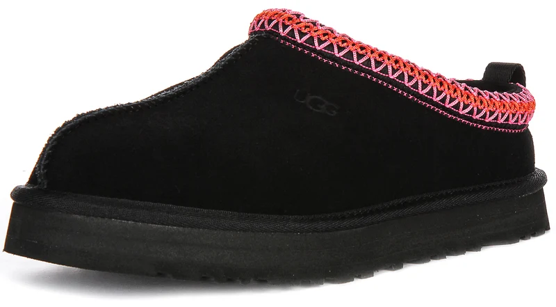 UGG K Tazz In Black Red For Junior