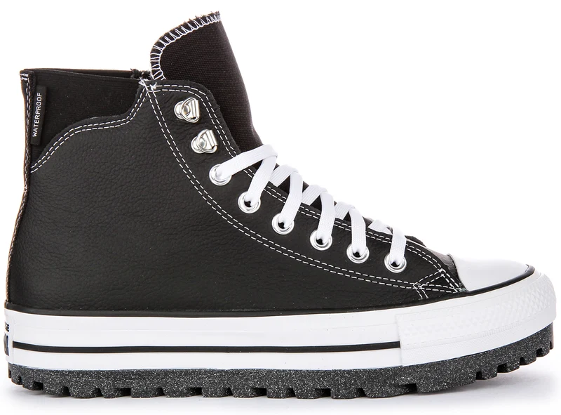 Converse A04480C City Trek In Black White | Waterproof